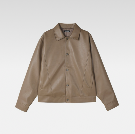 Swing faux leather jacket