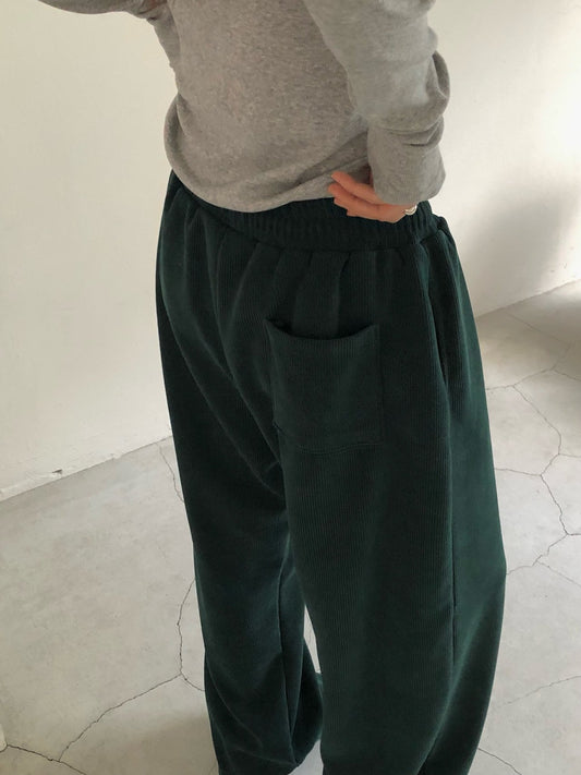Corduroy Jogger Pants