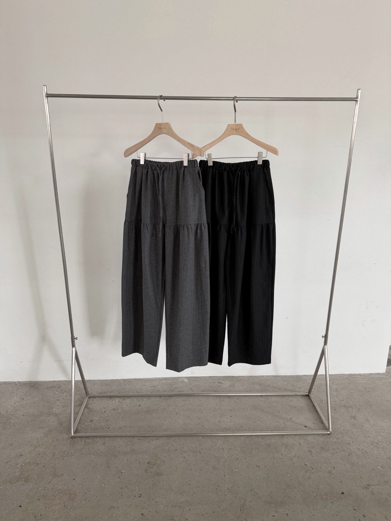 Wool Stripe Trousers