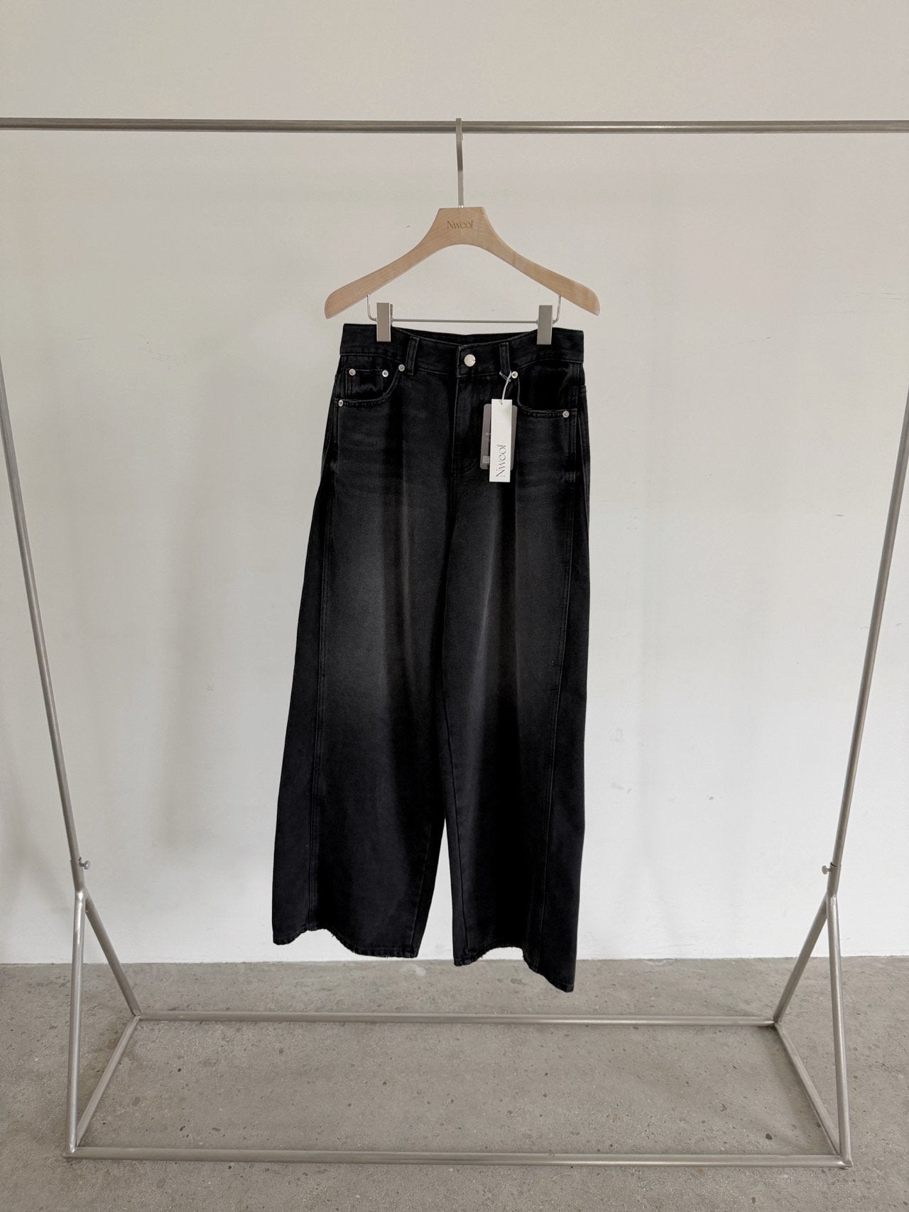 Moor Black Thermal Denim