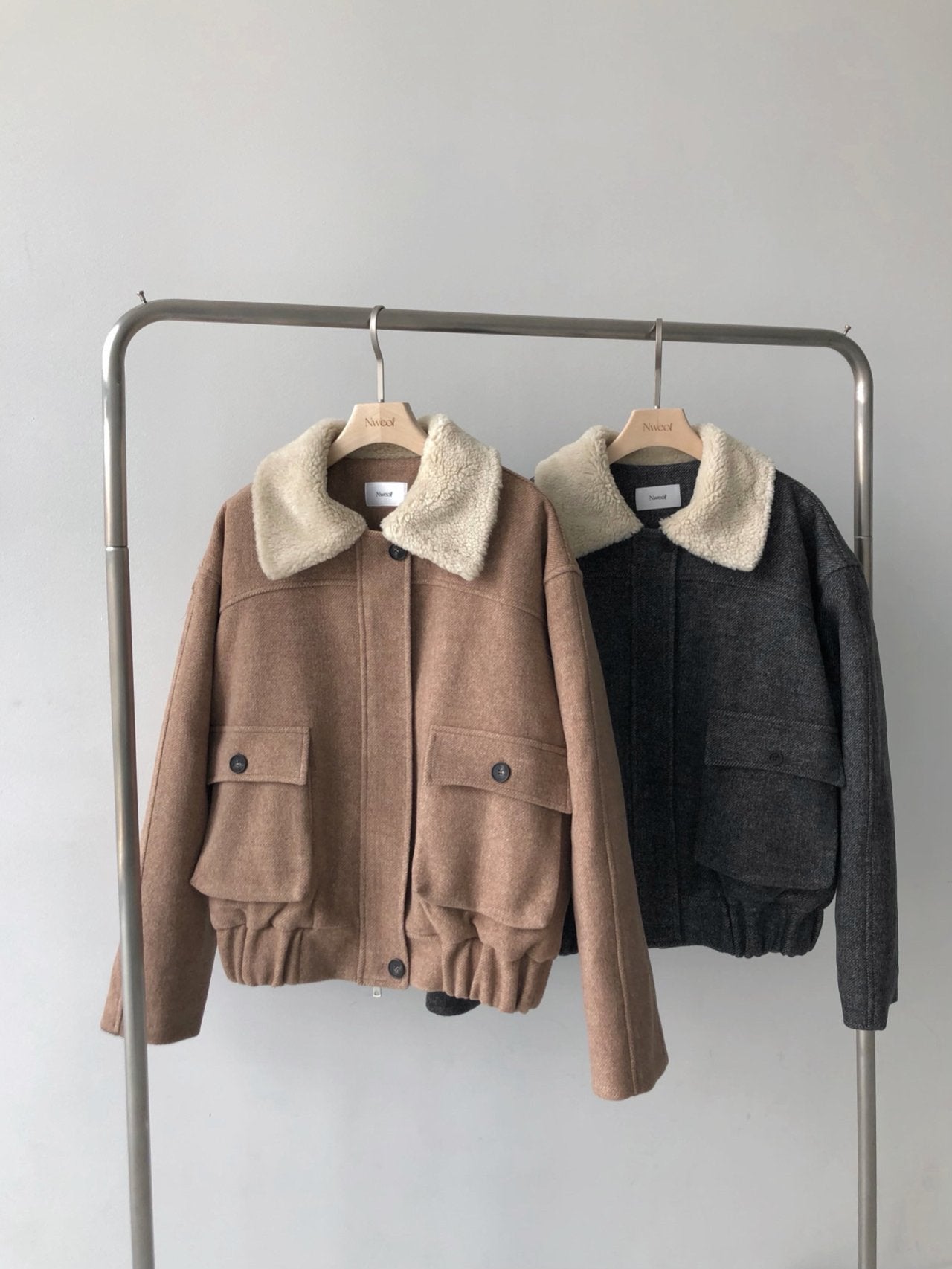 Herringbone Fleece Jacket