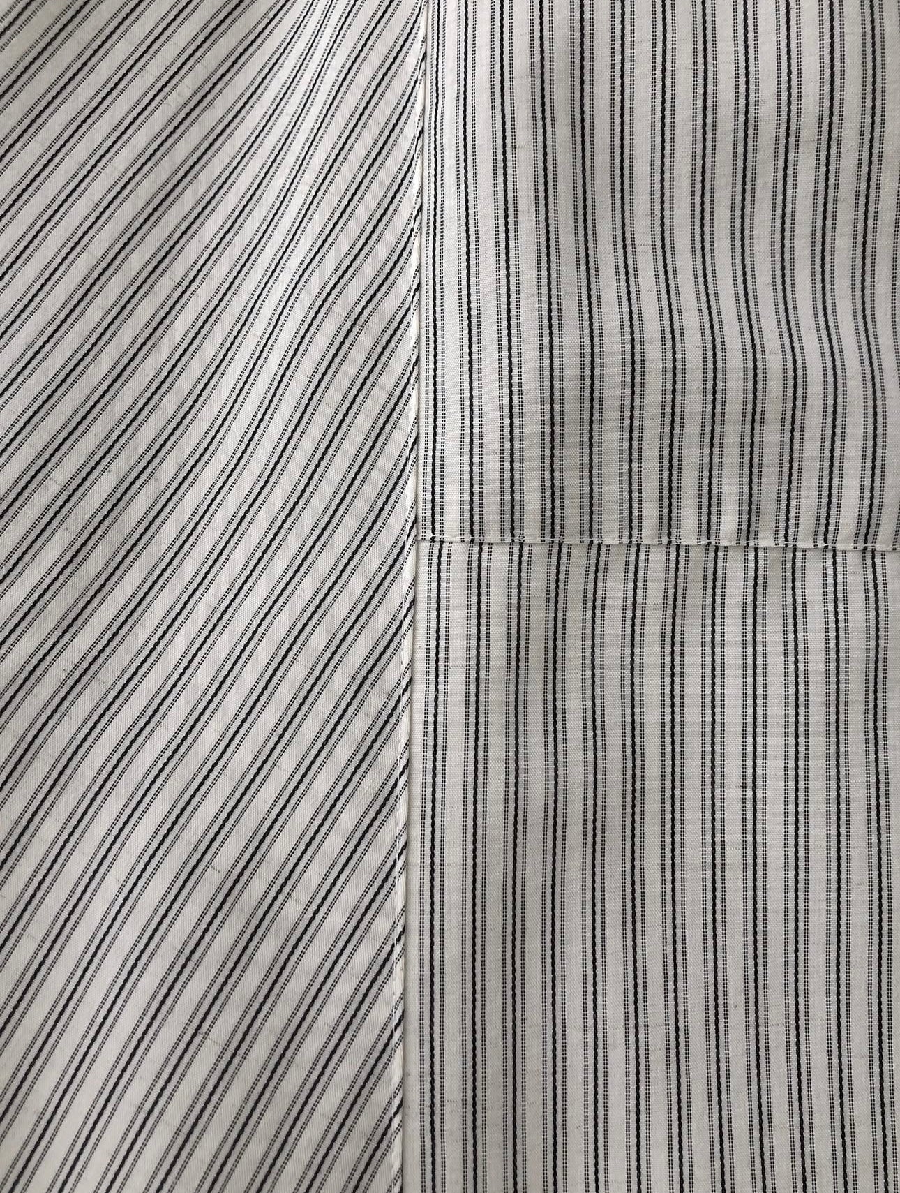 Stripe Cotton Trousers