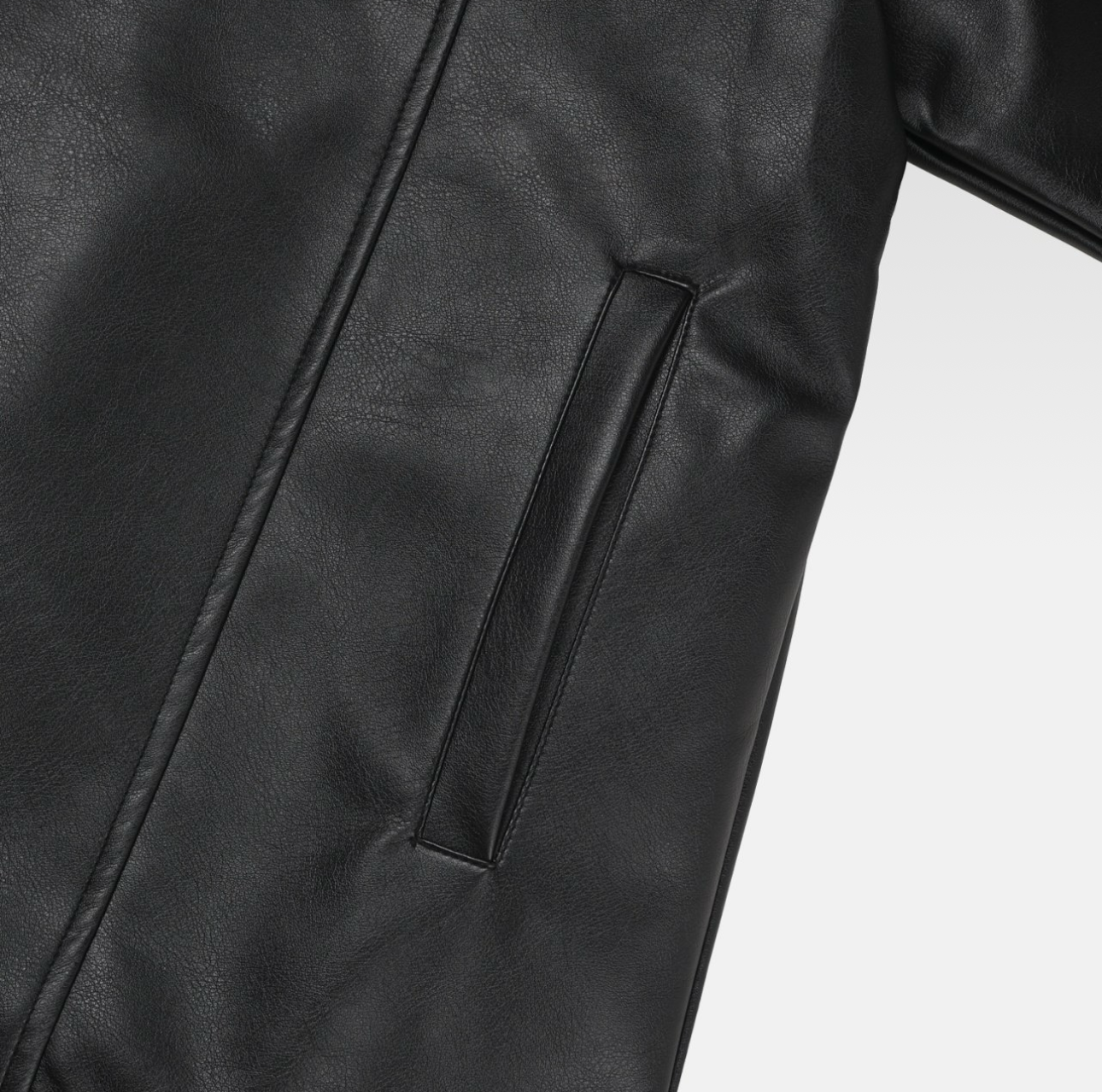 Swing faux leather jacket