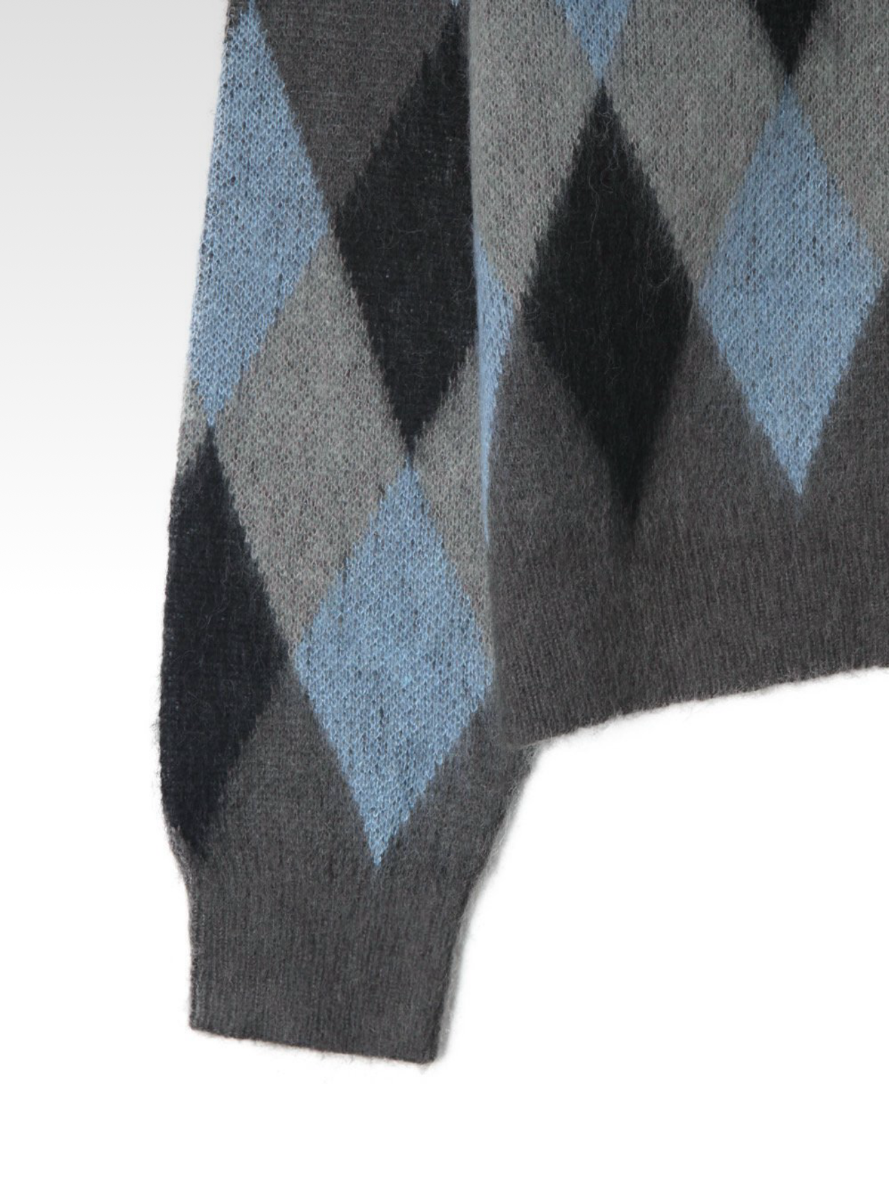 Argyle Knit Cardigan