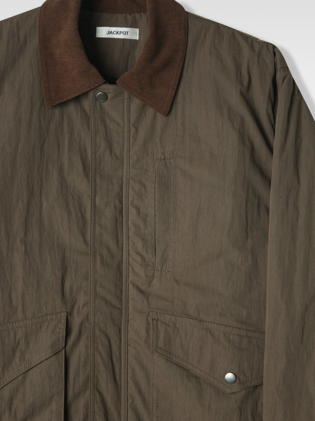 Corduroy Padded Jumper