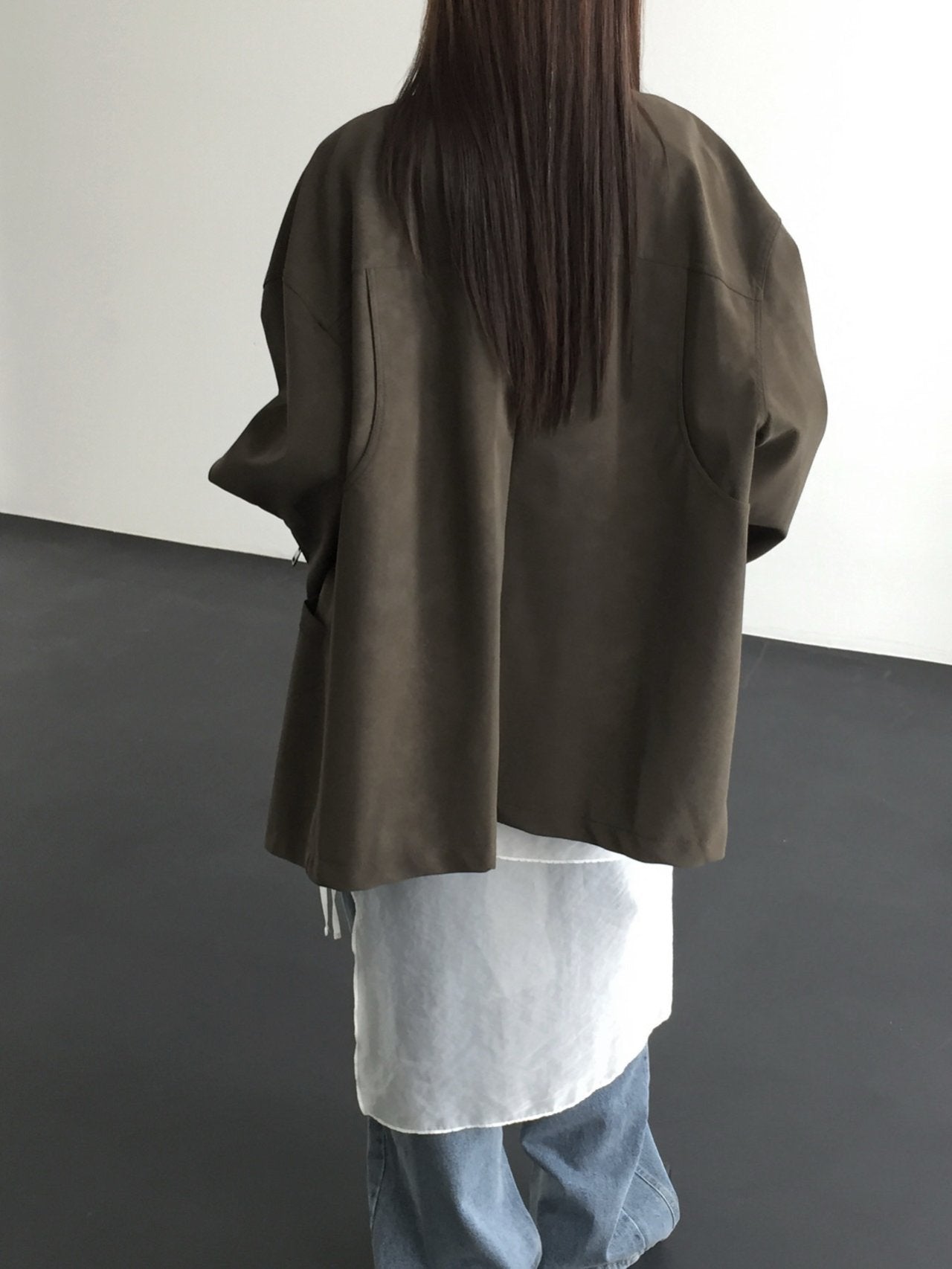 Trench Leather Jacket