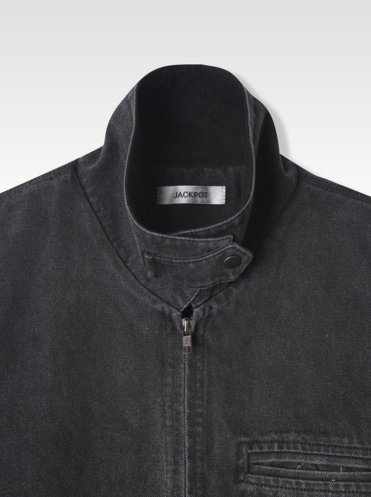 Double Collar Denim Jacket