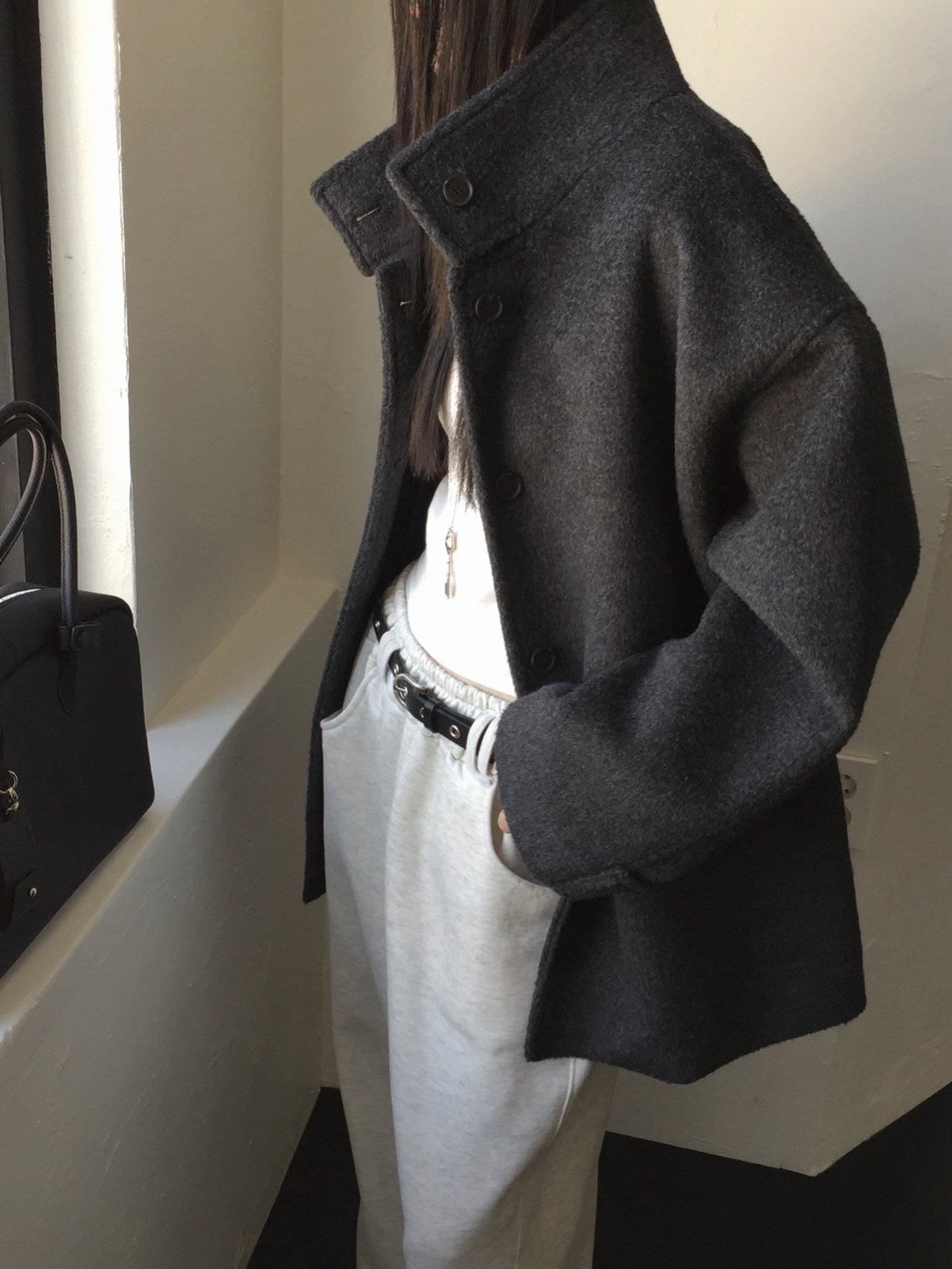 Wool Half Coat