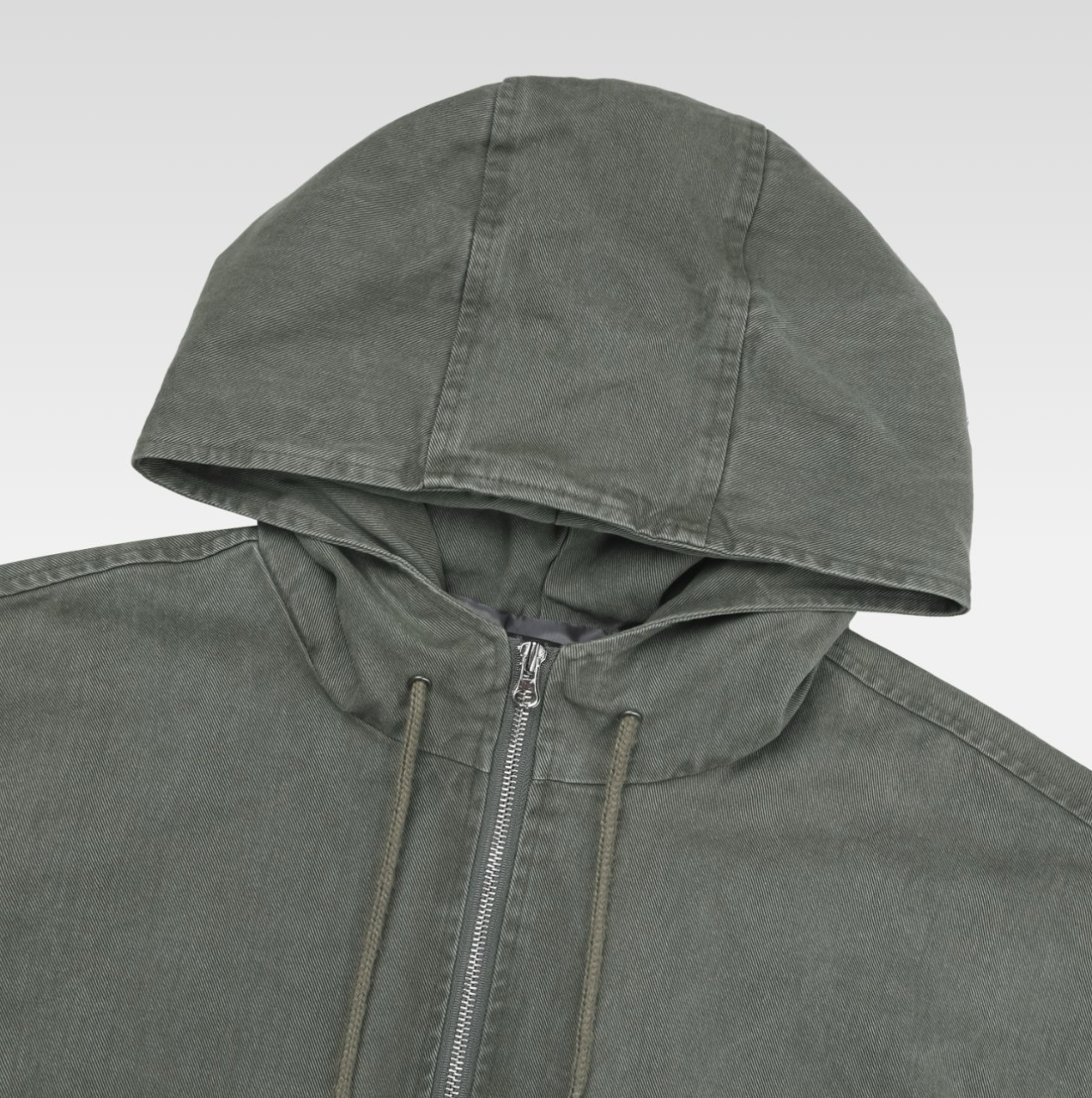 Two way zip up hoodie