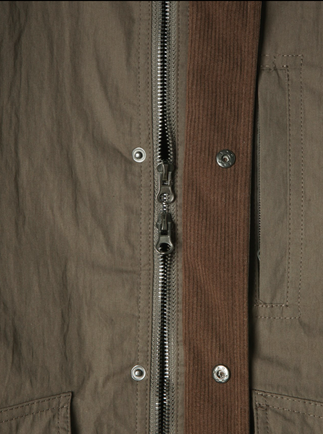 Corduroy Padded Jumper