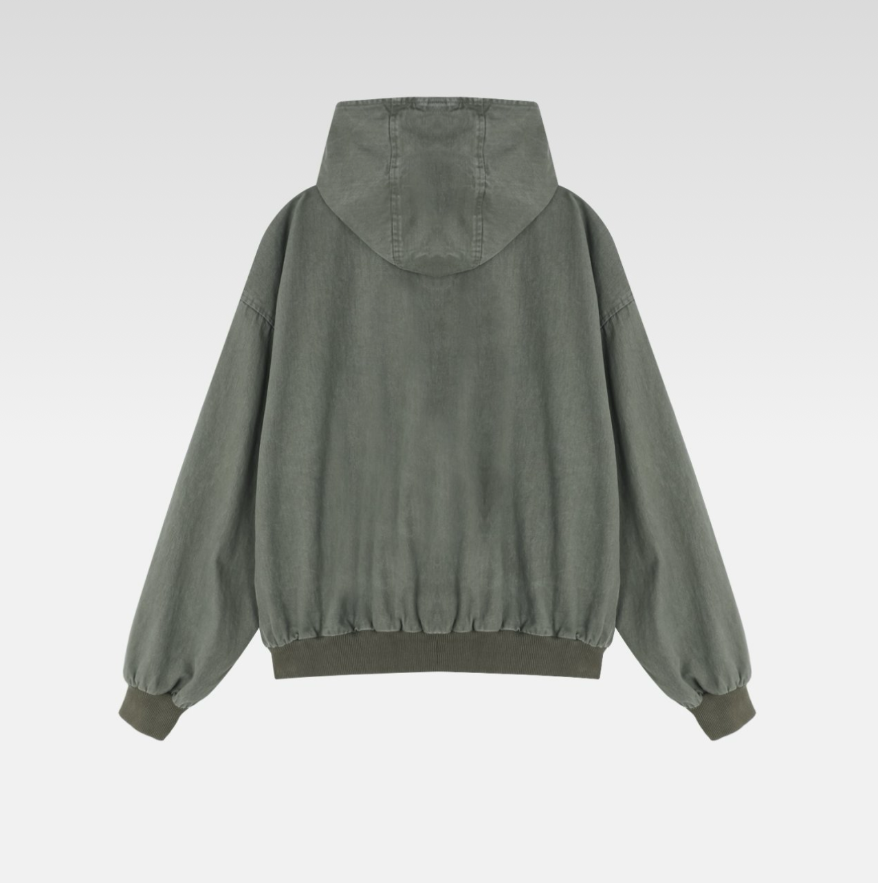 Two way zip up hoodie