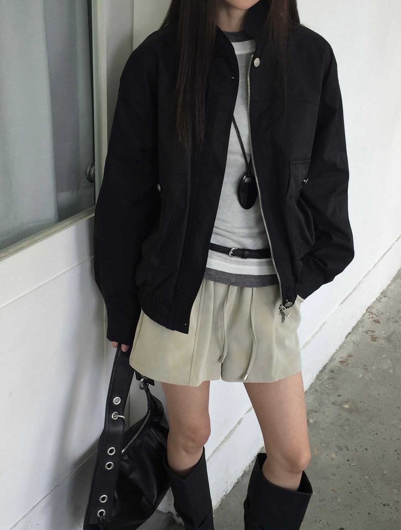 Suede Leather Shorts