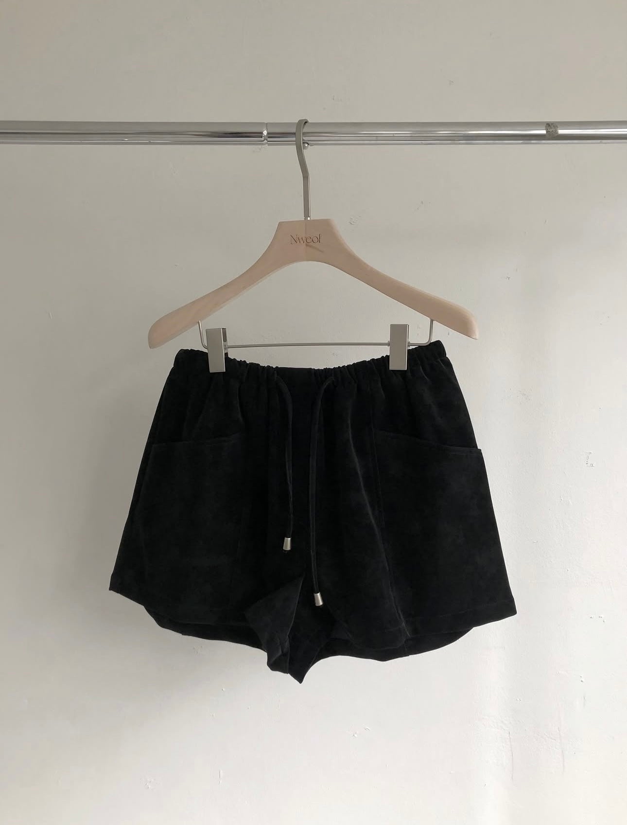 Suede Leather Shorts