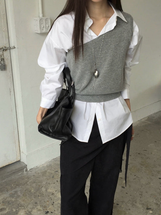 French Cashmere Vest