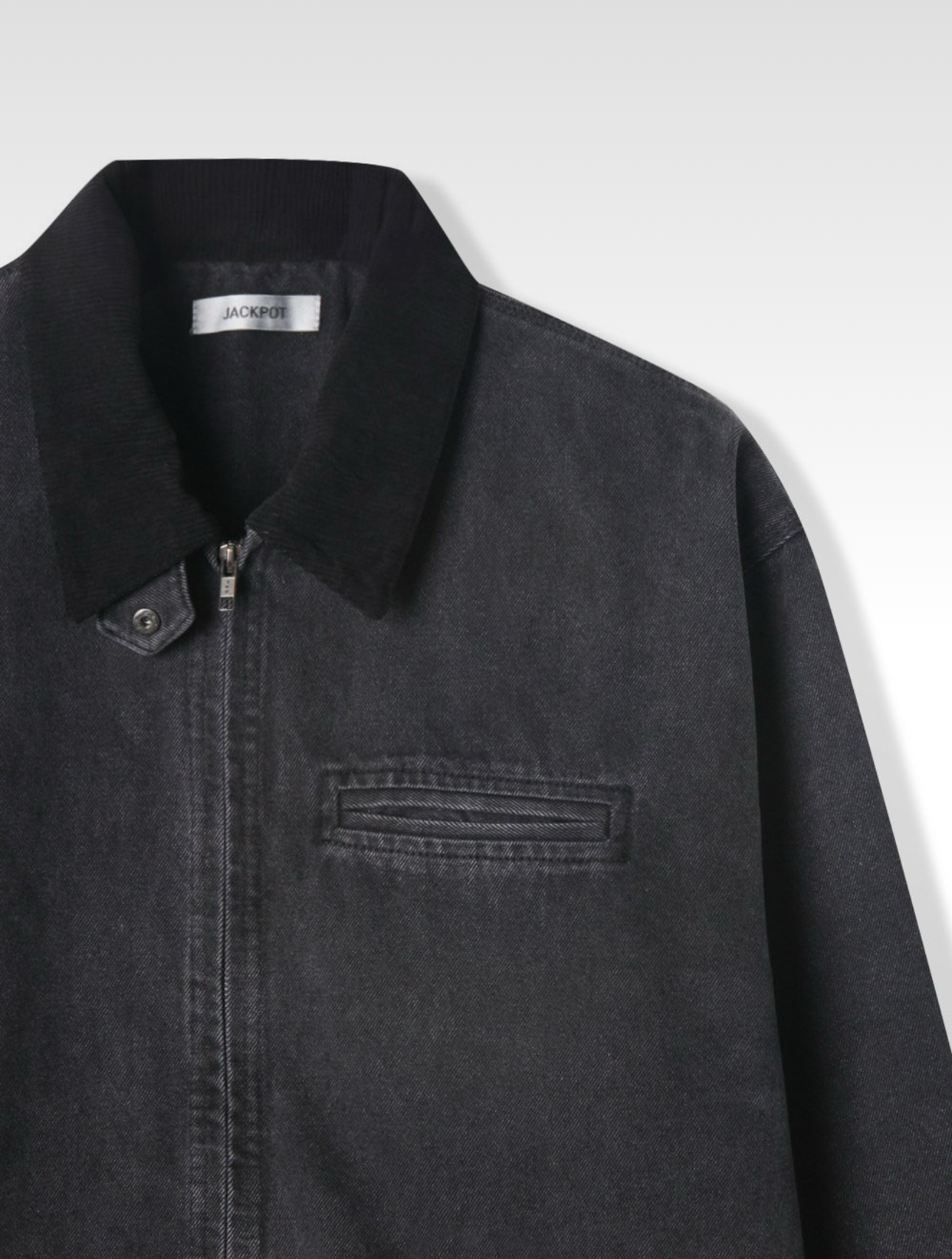 Double Collar Denim Jacket