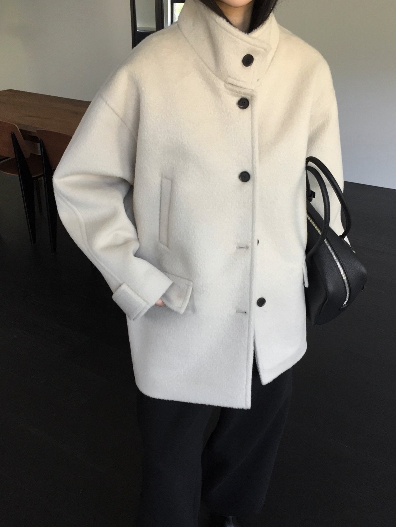 Wool Half Coat