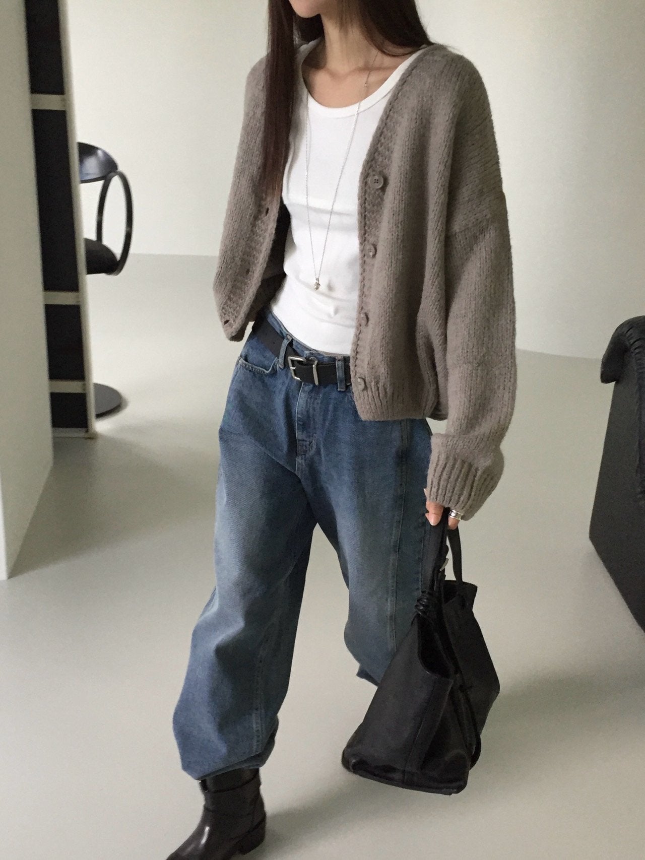 Alpaca Knit Cardigan