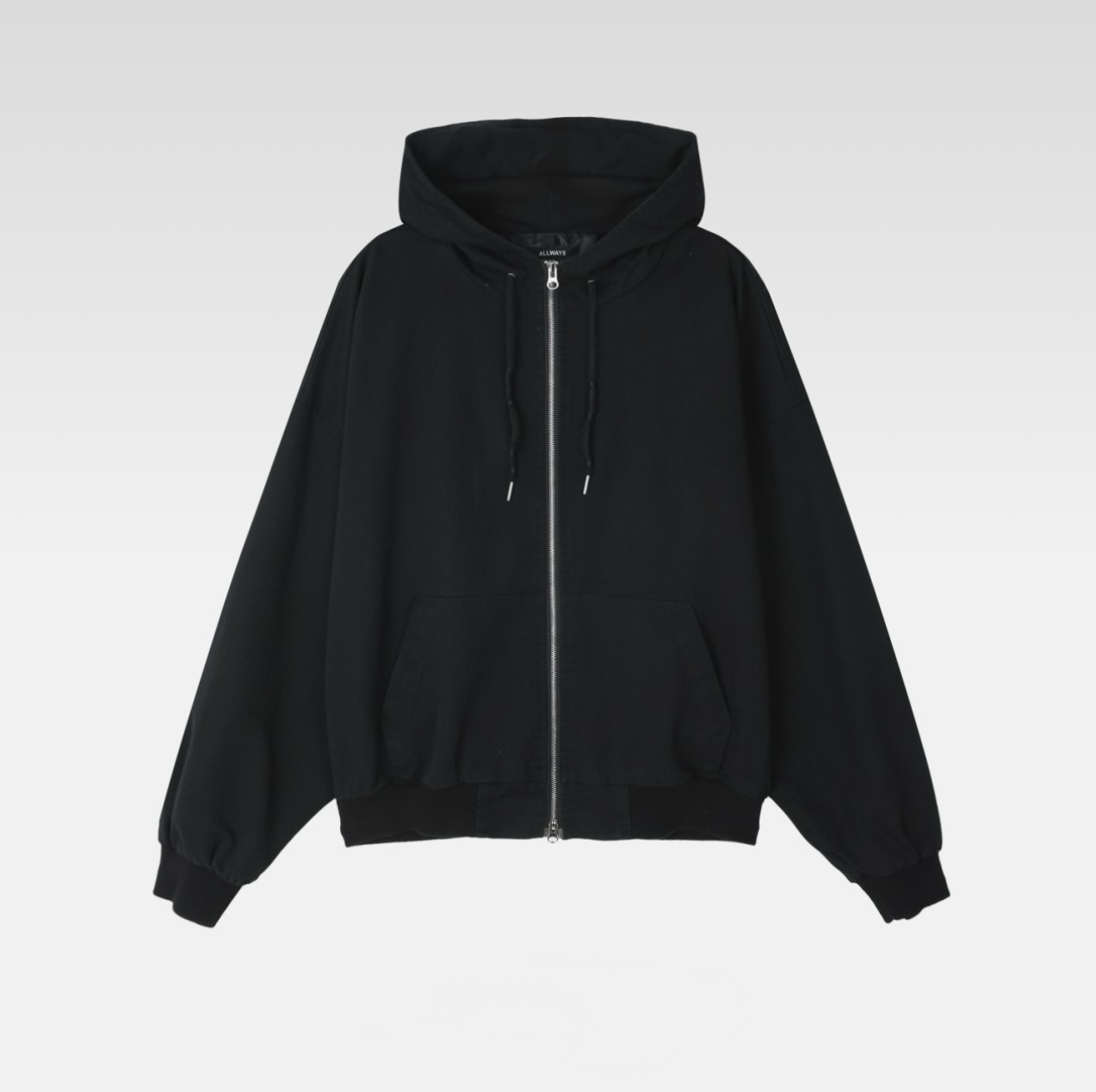 Two way zip up hoodie