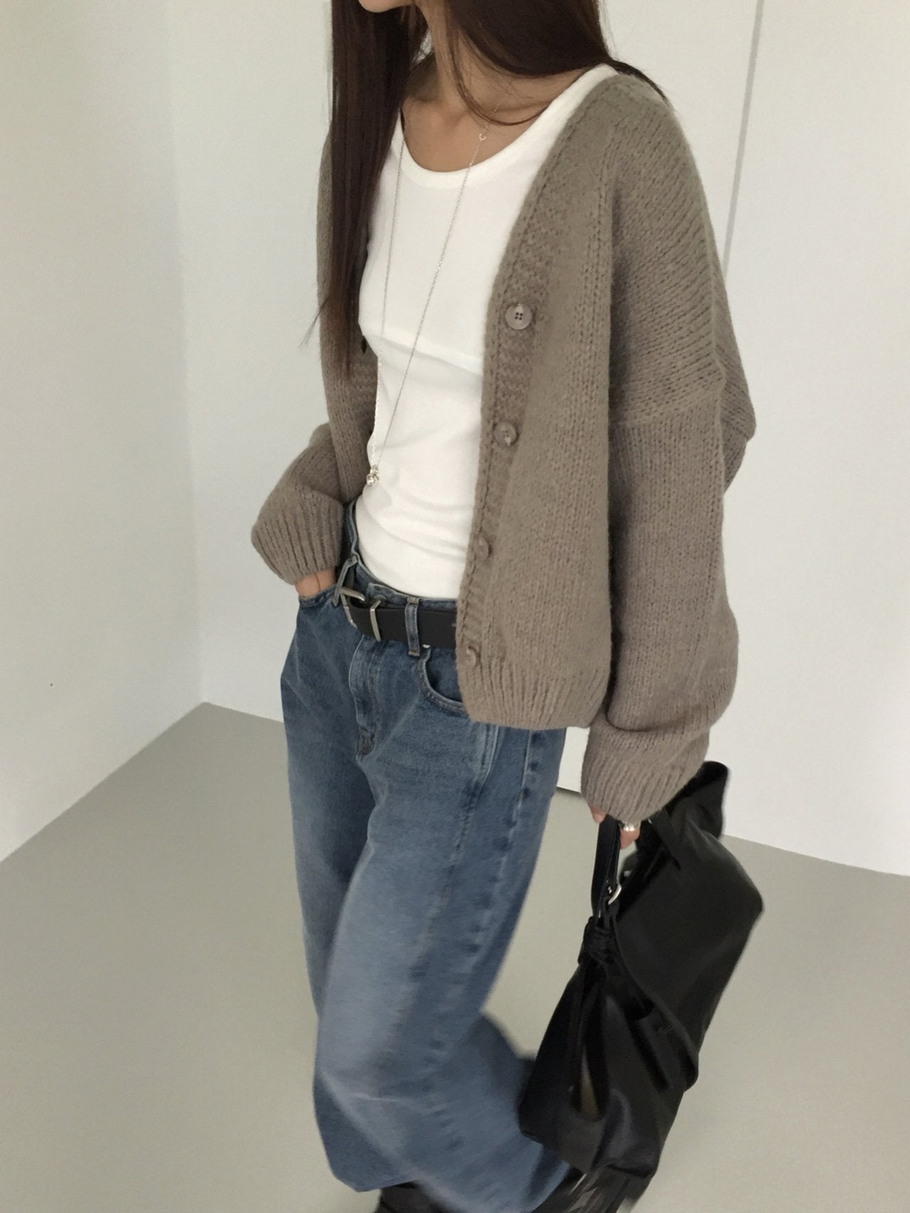 Alpaca Knit Cardigan