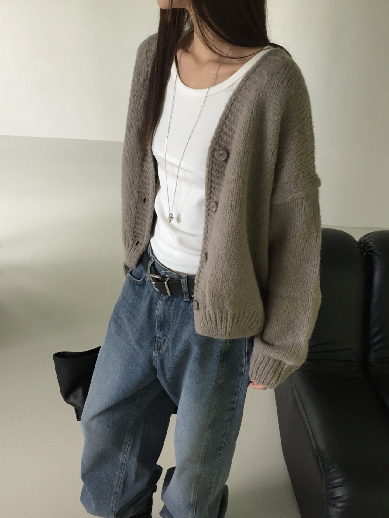 Alpaca Knit Cardigan